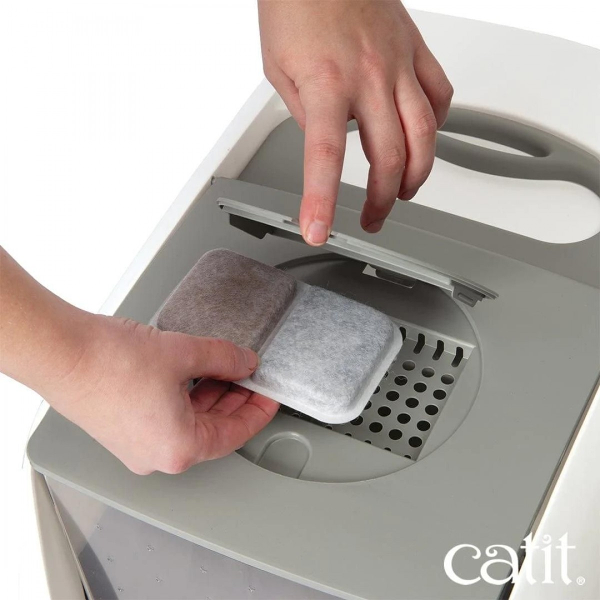 Catit Diffuser Catit Airsift Hooded Pan Jumbo (50695) | Starpet – Distributor of Pet ...