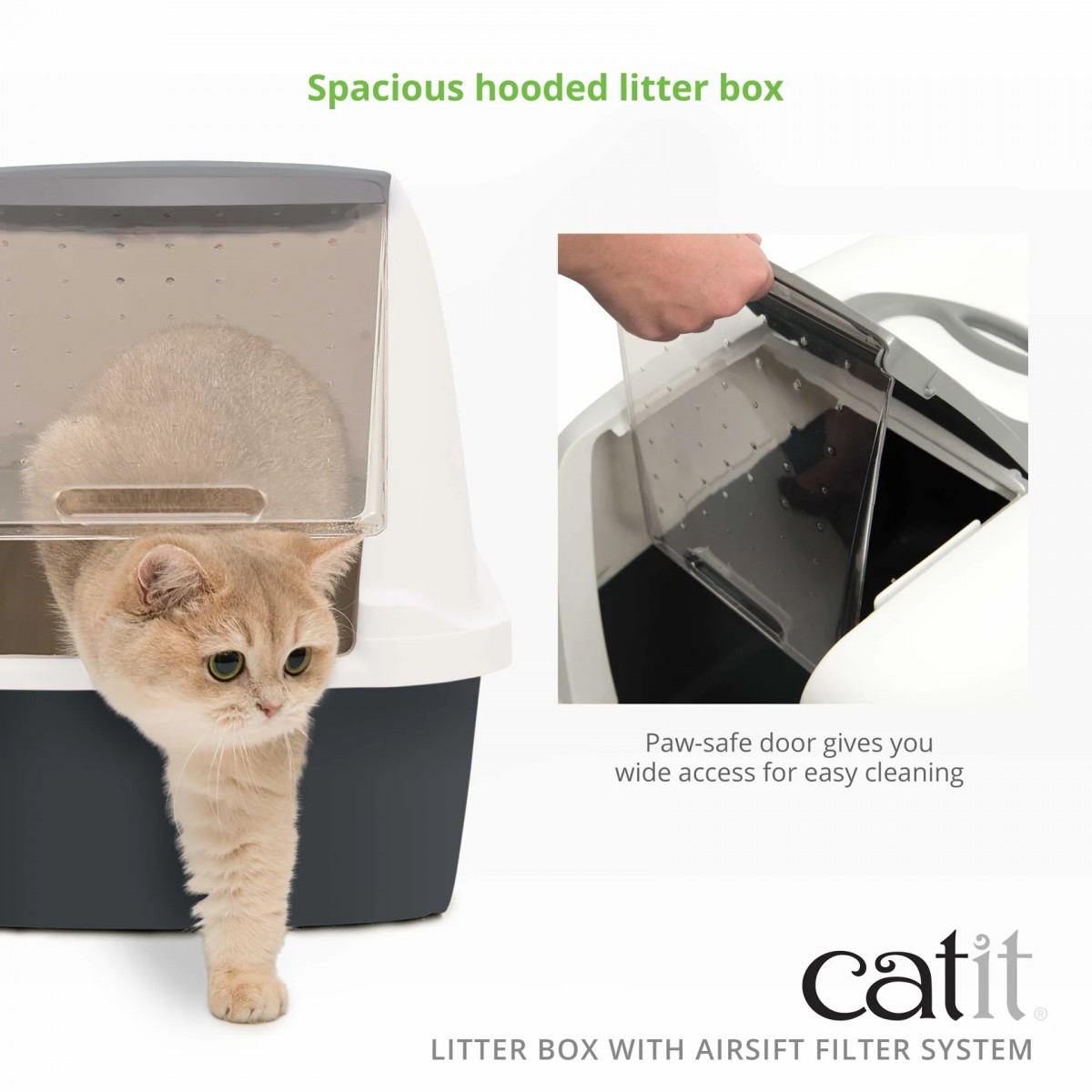 Catit Diffuser Catit Airsift Hooded Pan Jumbo (50695) | Starpet – Distributor of Pet ...