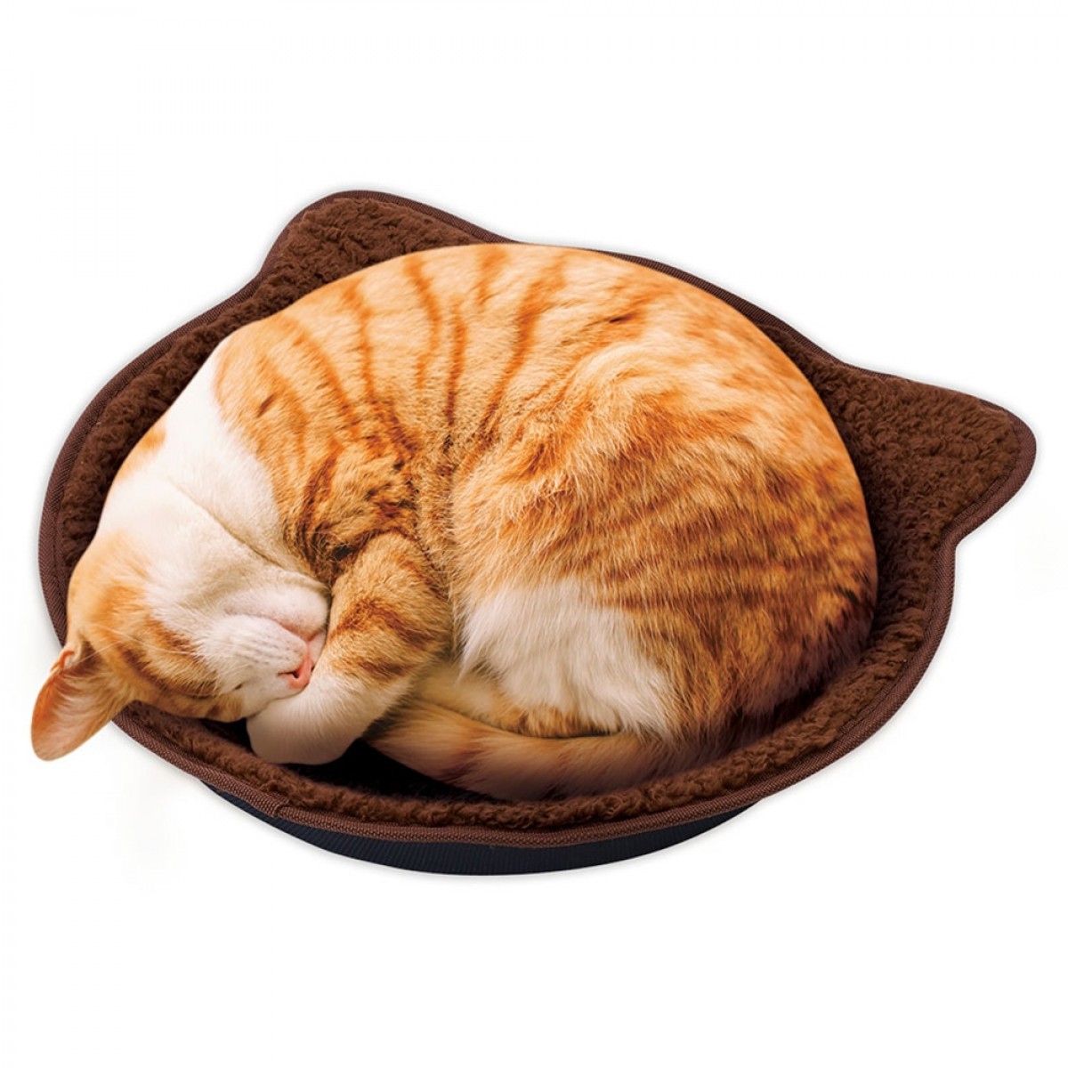 Marukan Cat Shape Pot Type Bed Brown (CT547) NEW CODE Starpet