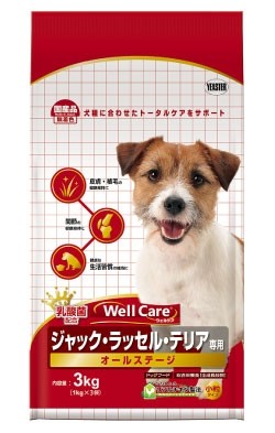 Well Care Jack Russell Terrier Dry Dog Food - 1kg x 3 packs (115376)