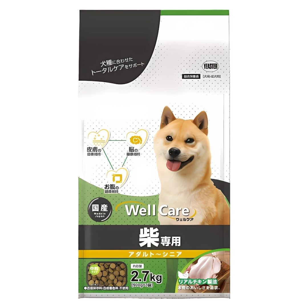 Well Care Dry Dog Food for Shiba Adult to Senior 2.7kg (116540)