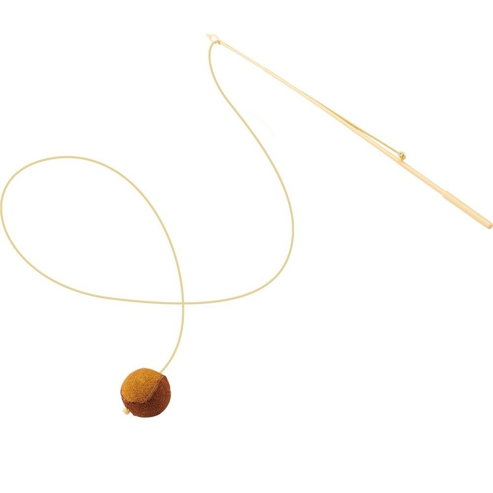 Marukan Cowhide Ball Cat Teaser (CT590)