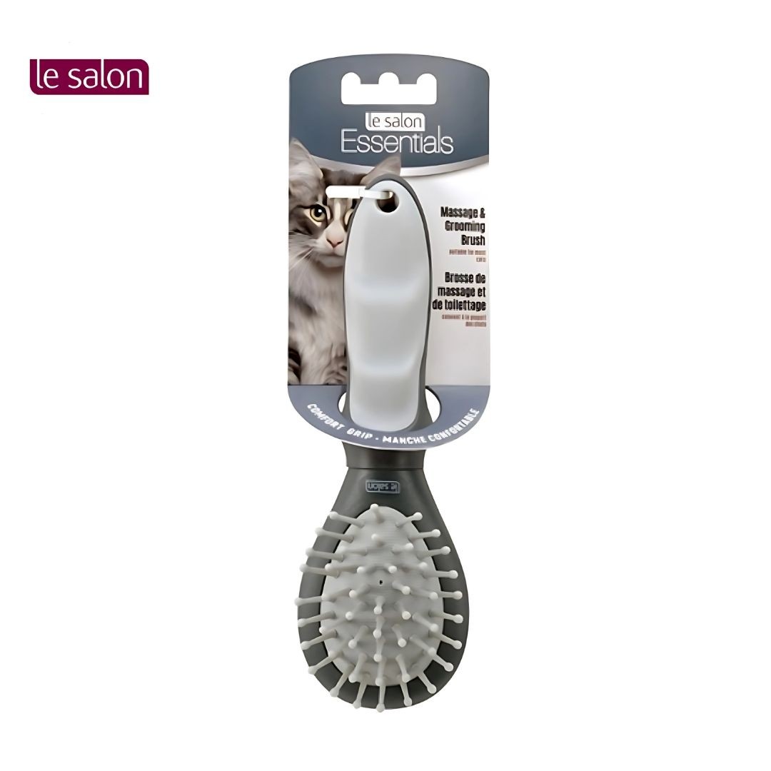 Le Salon Cat Massage & Grooming Brush, Small (50412)