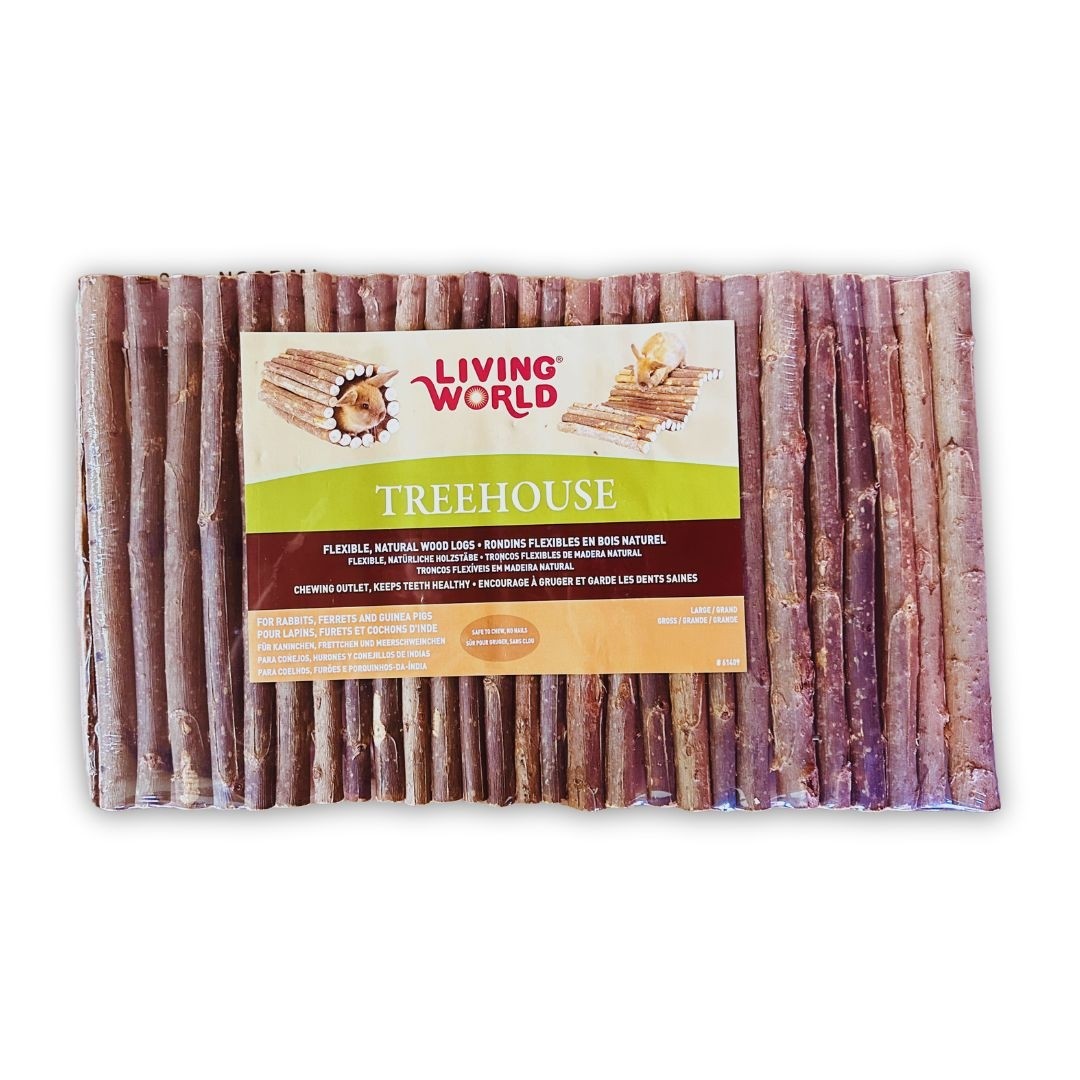 Living World Treehouse Real Wood Logs Large (61409)