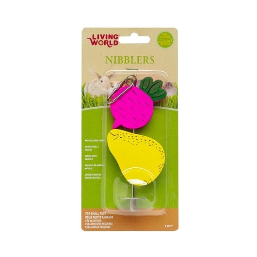 Living World Nibblers Wood Chews - Beet & Pear (61477)