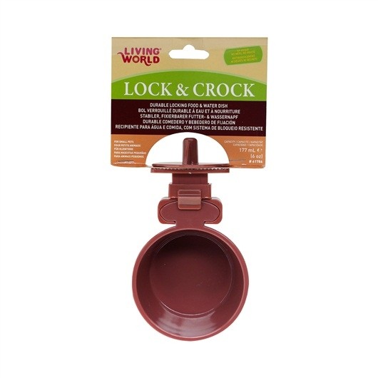 Living World Lock & Crock Dish, Burgundy Plum (61786)