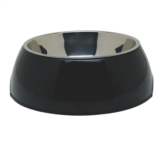Dogit 2-in-1 Dog Dish-,XSmall, Black (160 ml/5.4 fl oz) (73538)