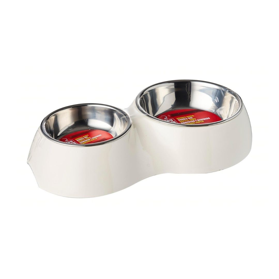 Dogit Double Diner White 350ml & 160ml (73760)