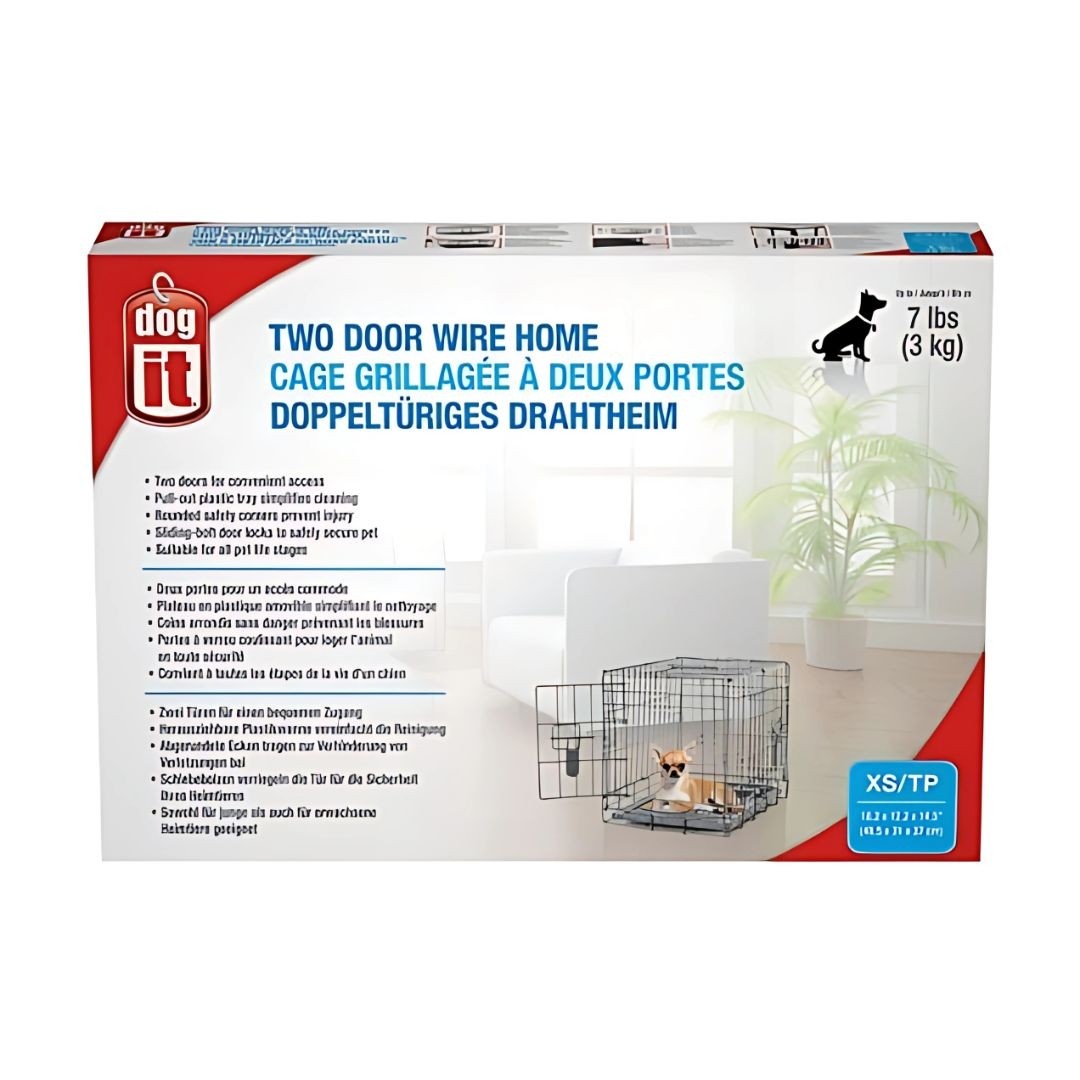 Dogit Two Door Wire Home Crates, X-Small (90561)