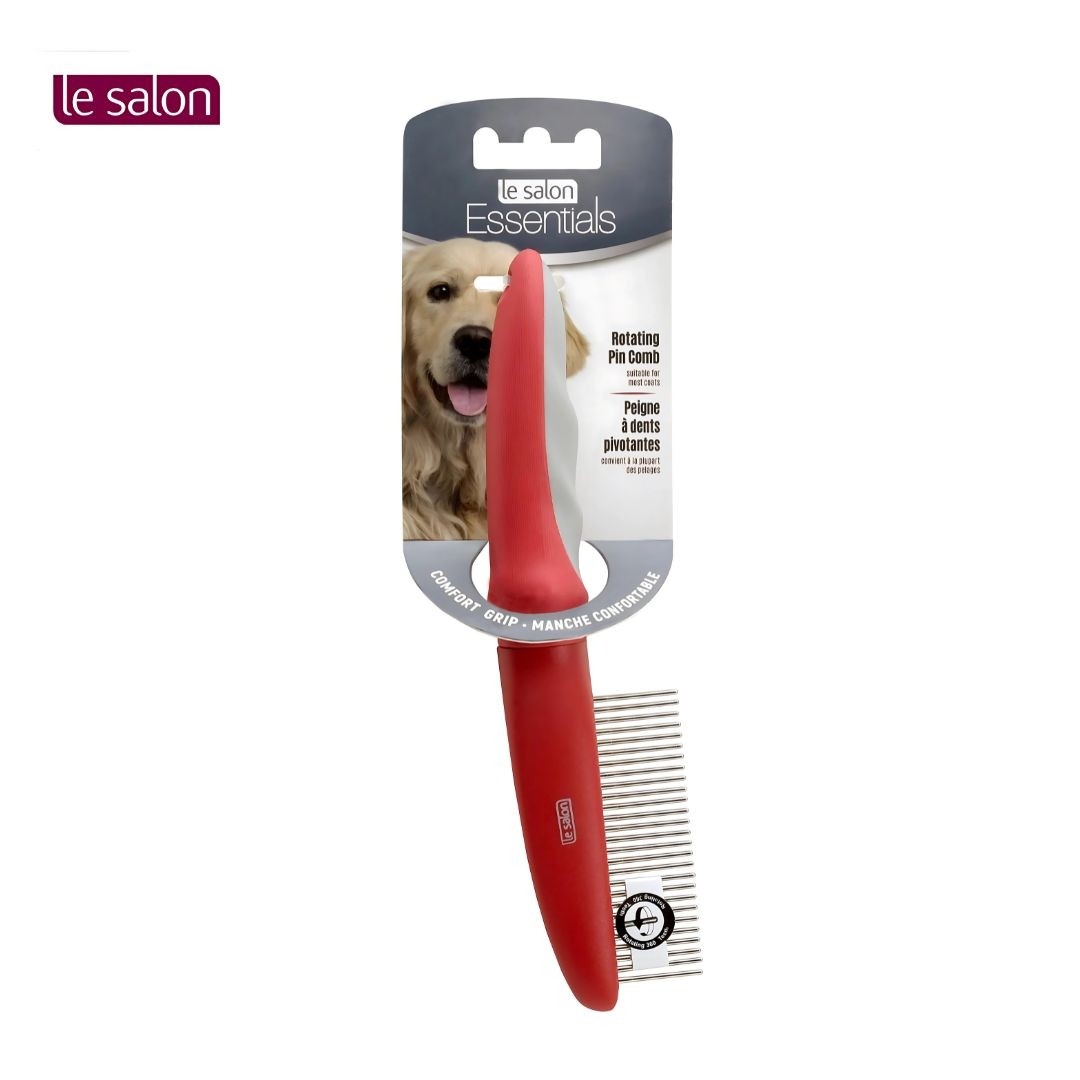 Le Salon Essentials Dog Rotating Pin Comb (91241)