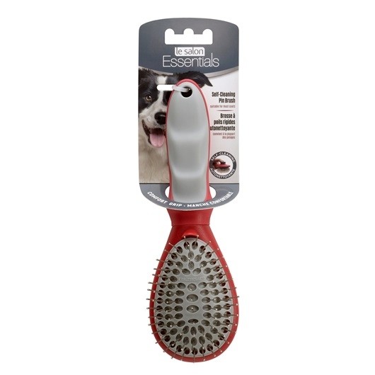Le Salon Self-Cleaning Pin Brush for Dogs (91263)