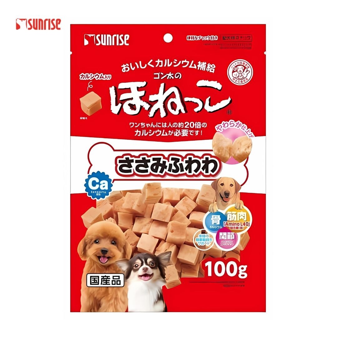 Sunrise Super-soft Chicken Fillet with Calcium for Dog's 100g (941955)