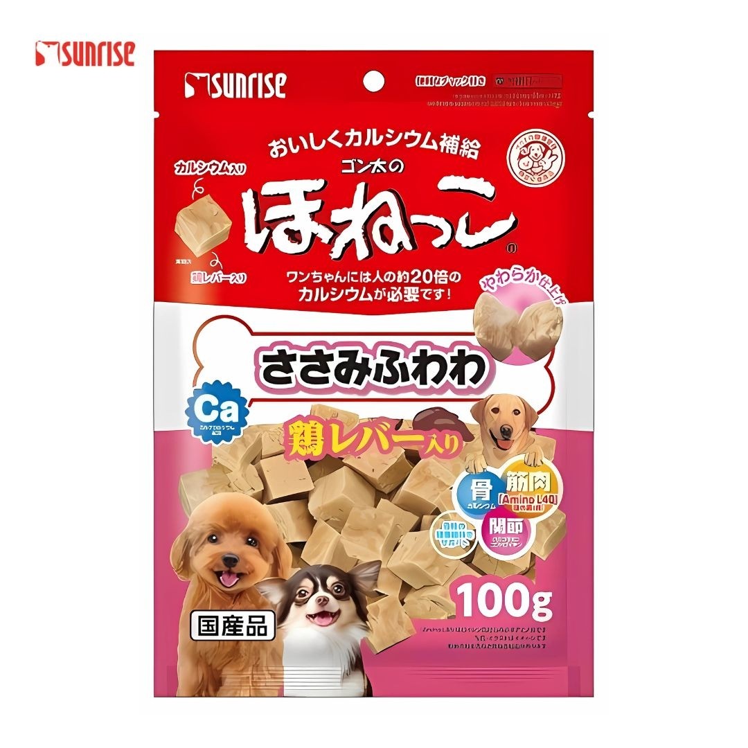 Sunrise Super Soft Chicken Fillet with Chicken Liver for Dogs 100g (945250)