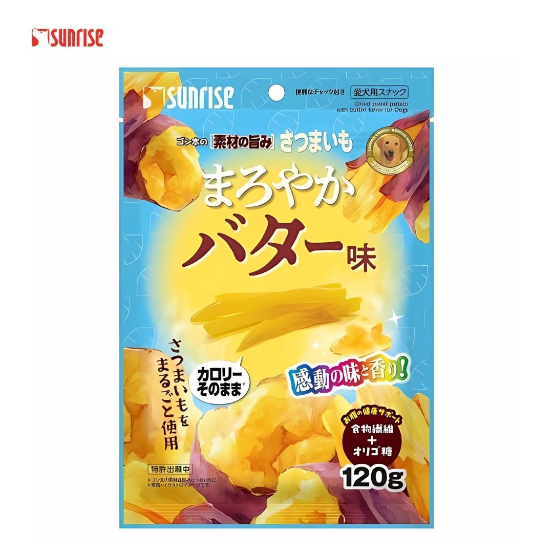 Sunrise Dried Sweet Potato with Butter Flavour for Dogs 120g (945960)