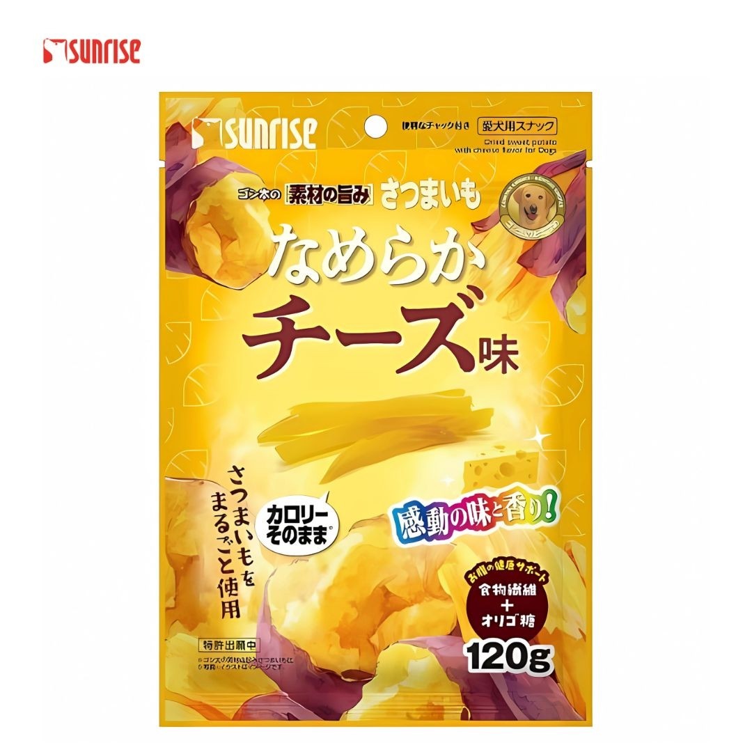 Sunrise Dried Sweet Potato Cheese Flavour for Dogs 120g (945991)
