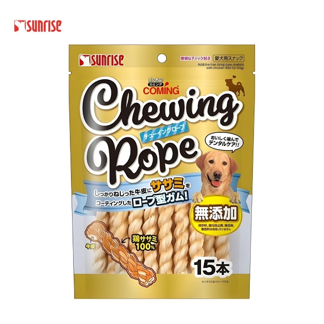 Sunrise String Type Rawhide with Chicken Fillet for Dogs 100g (948480)
