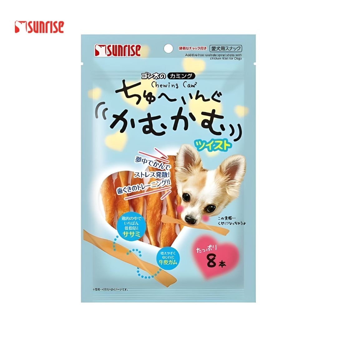 Sunrise Rawhide Spiral Sticks with Chicken Fillet for Dogs 100g (948534)