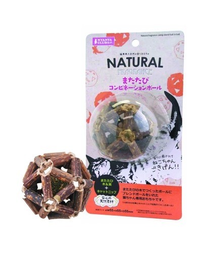 Marukan Natural Fragrance Stick Ball for Cats (CT432)