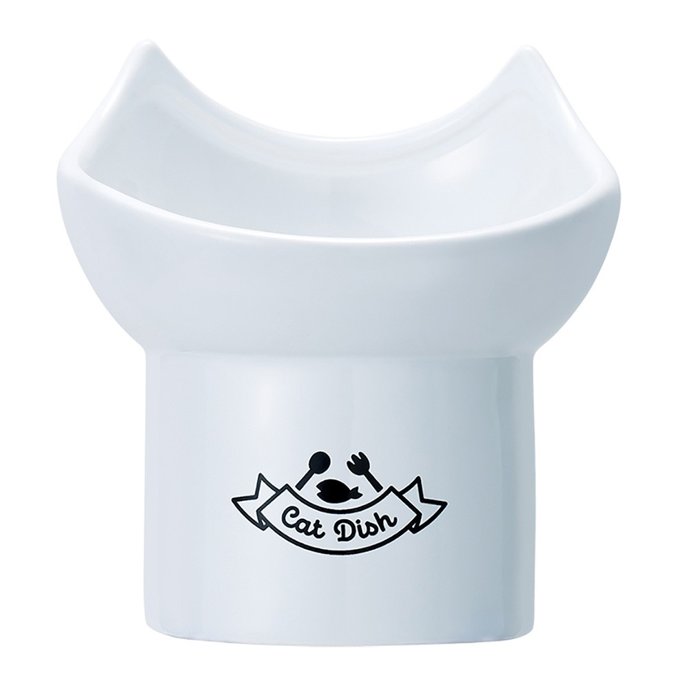 Marukan Tall Ceramic Food Dish Size 13 for Cat (CT530) 