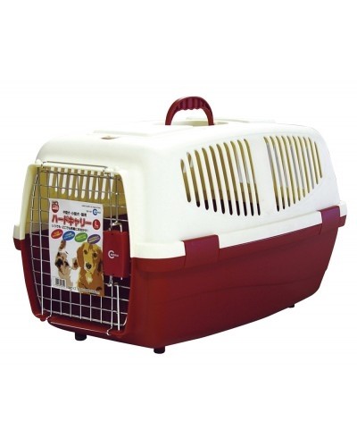Marukan Pet Carrier Large, Red (DC157)