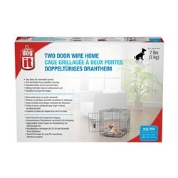 Dogit Two Door Wire Home Crates with Divider, X-Small (90561)
