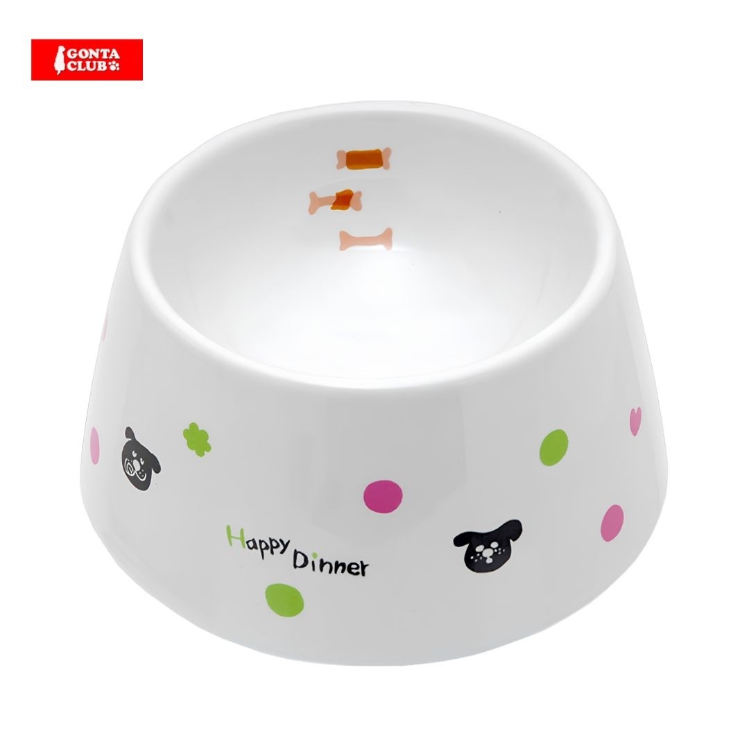 Marukan Easy Meal Ceramic Dish for Dog & Cat, Small (DP247)