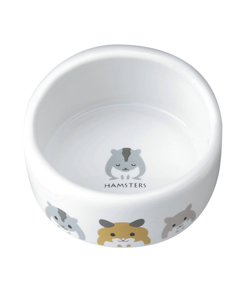 Marukan Porcelain Hamster Bowl with Hood (ES17)