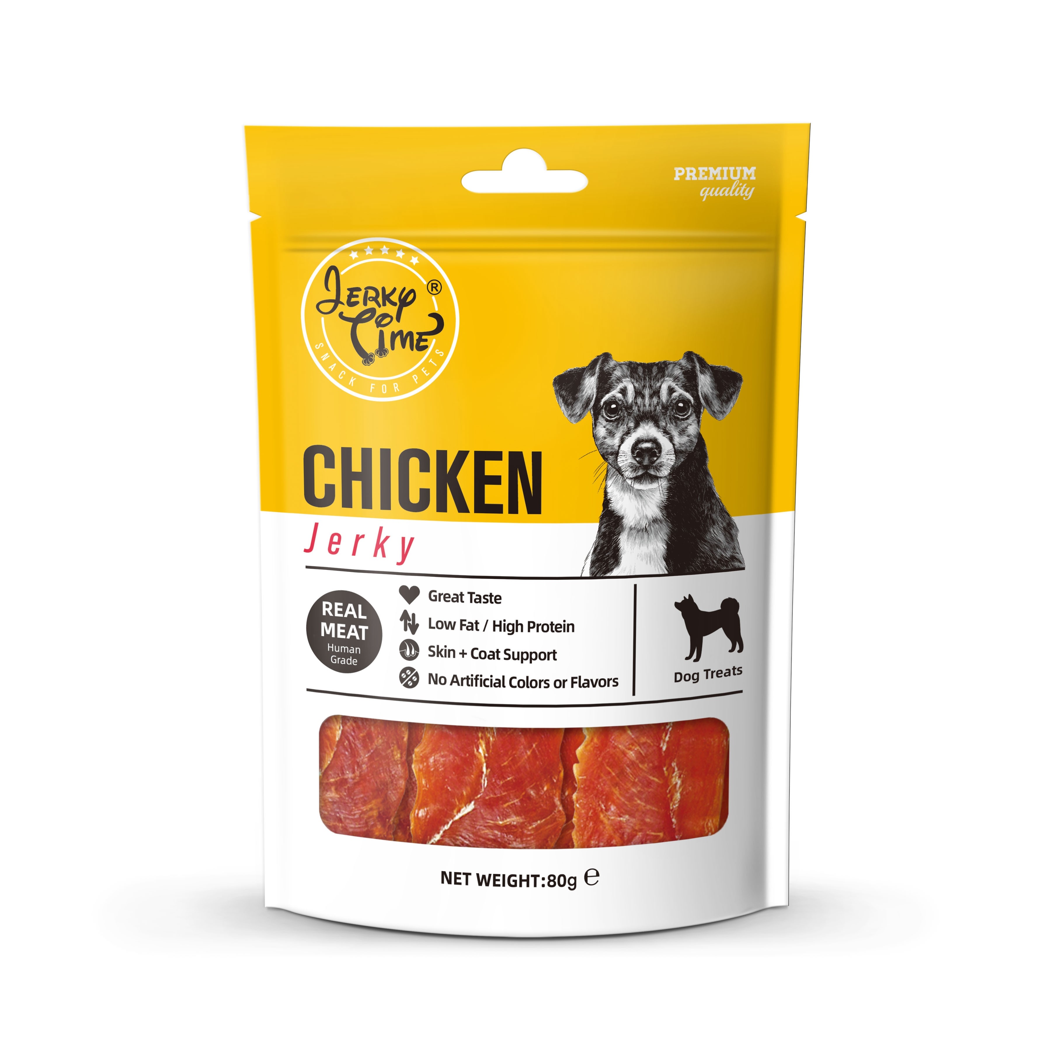 Jerky Time Dried Chicken Jerky for Dogs 80g (JT810148) 