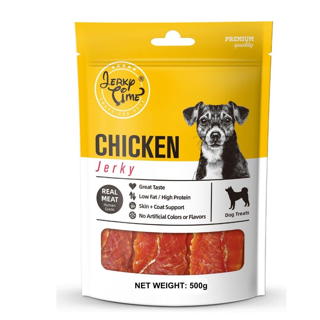 Jerky Time Dry Chicken Jerky for Dogs 500g (JT810483)