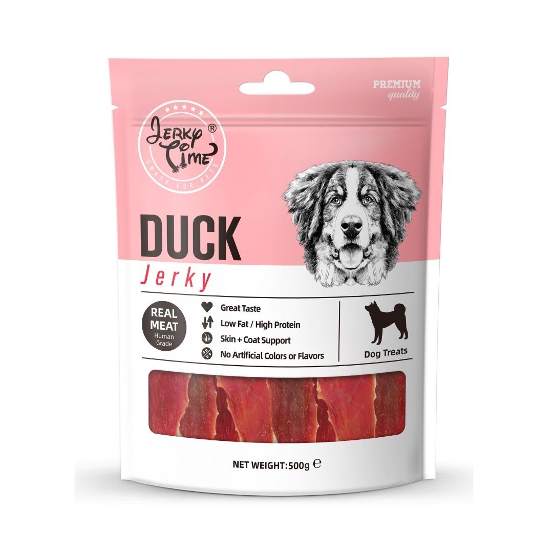 Jerky Time Dried Duck Jerky for Dogs 500g (JT820093) 