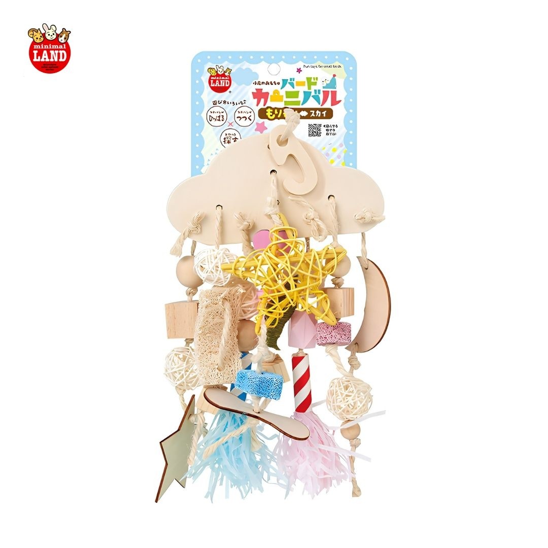 Marukan Carnival Fun Toys for Birds, Sky (MB396) NEW