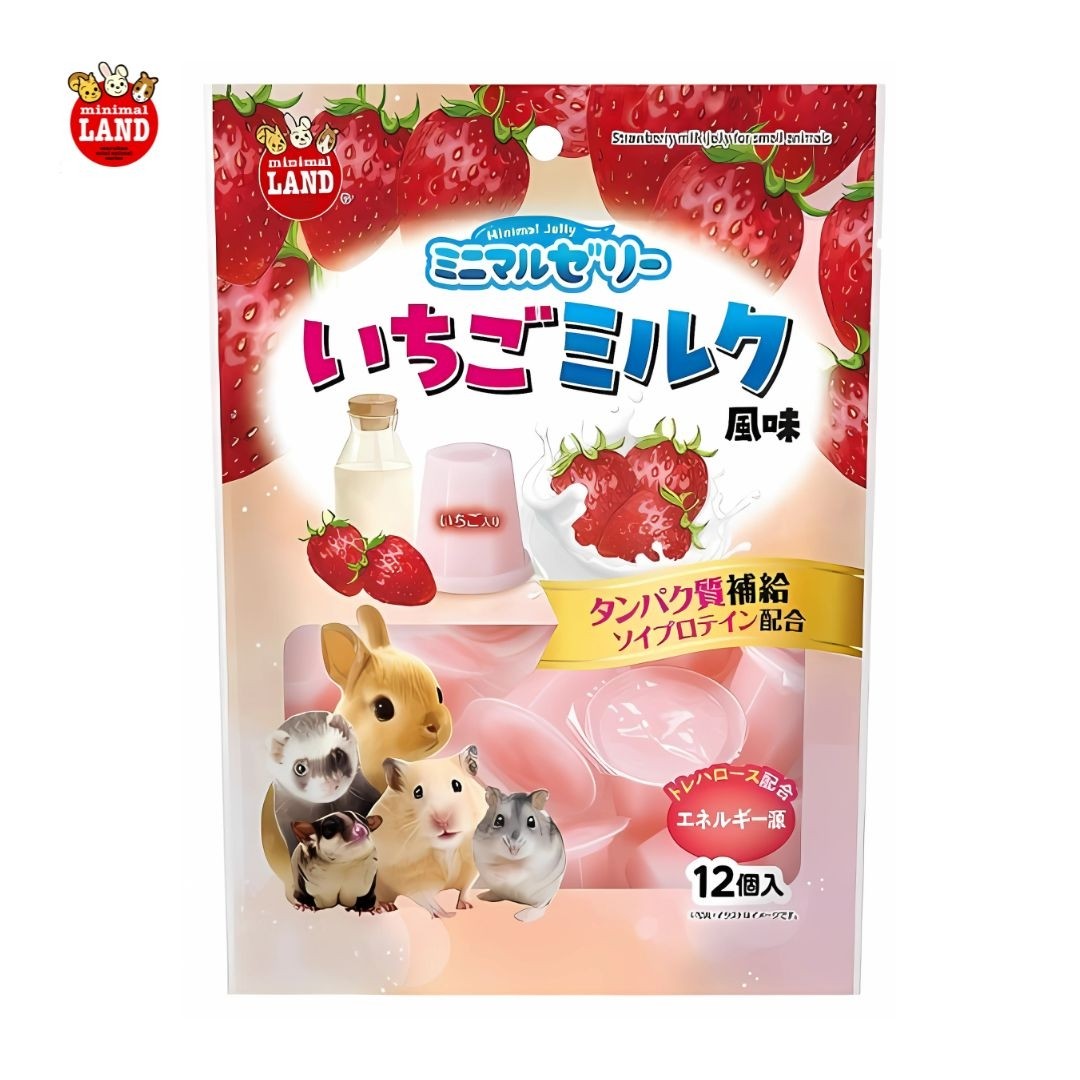 Marukan Strawberry Milk Jelly for Small Animals 180g (ML574)