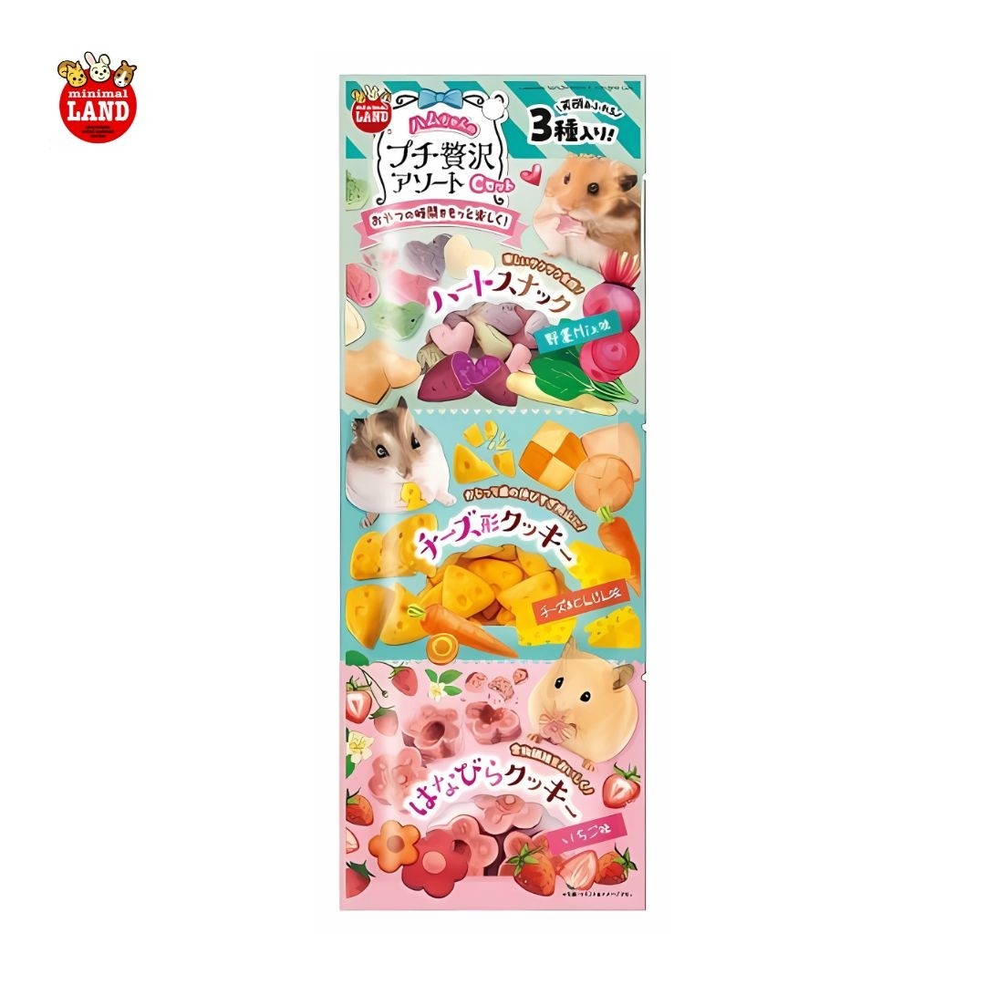 Marukan Three Luxurious Treats Set C for Hamster (ML590)