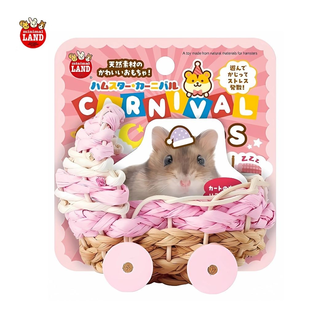 Marukan Carnival Baby Push Cart for Dwarf Hamster (ML603)