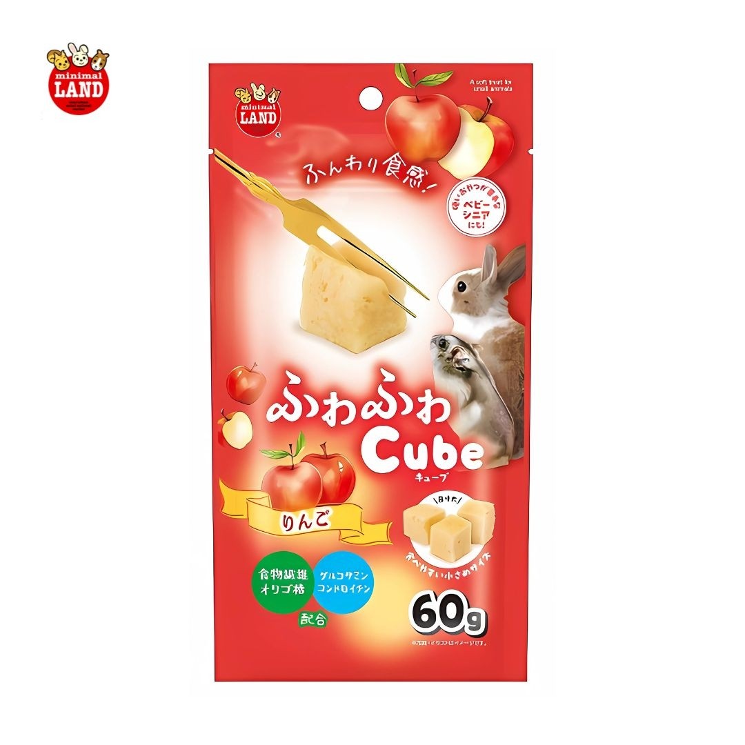 Marukan Soft Cube Apple Flavour for Small Animals 60g (ML615)