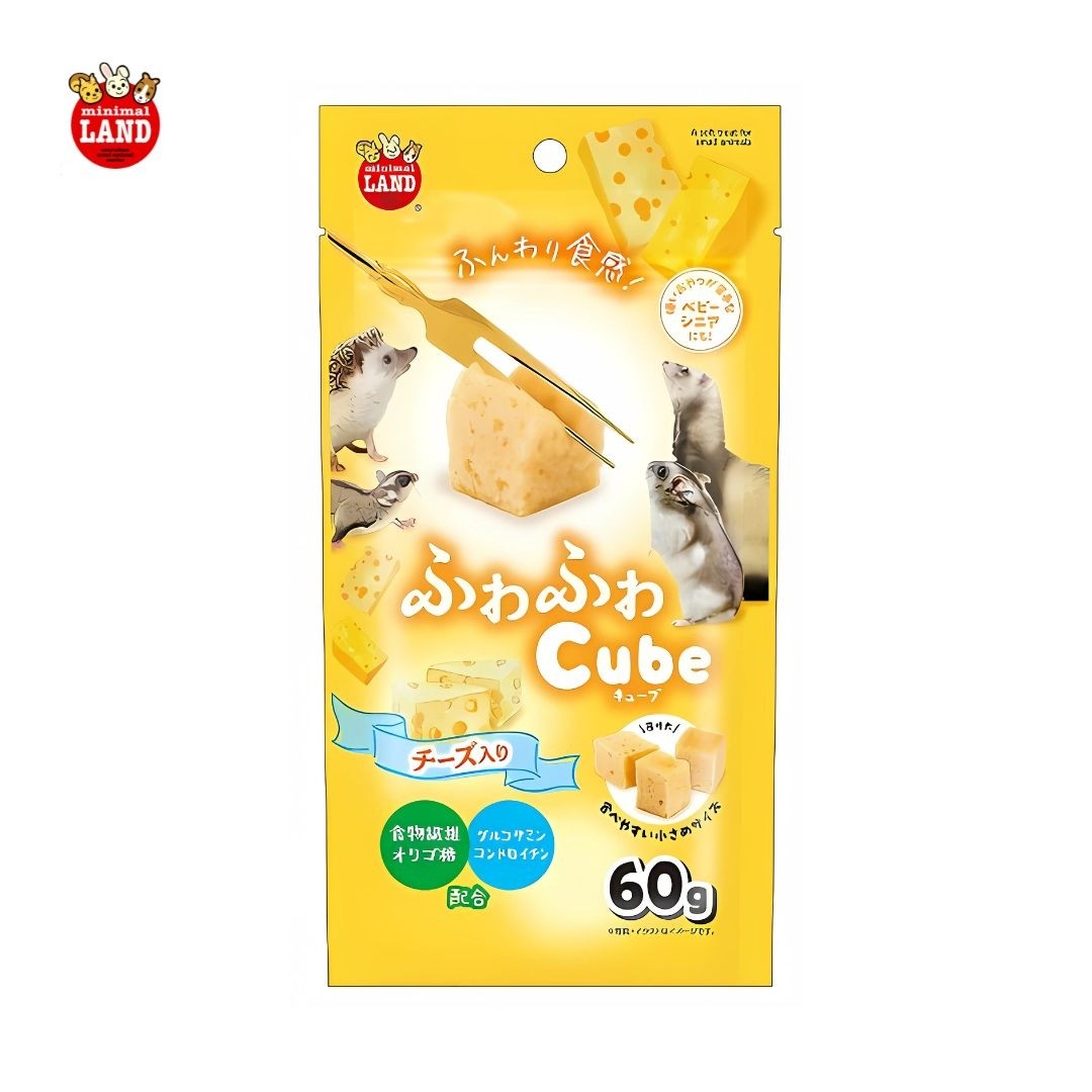 Marukan Soft Cube Cheese Flavour for Small Animals 60g (ML616)