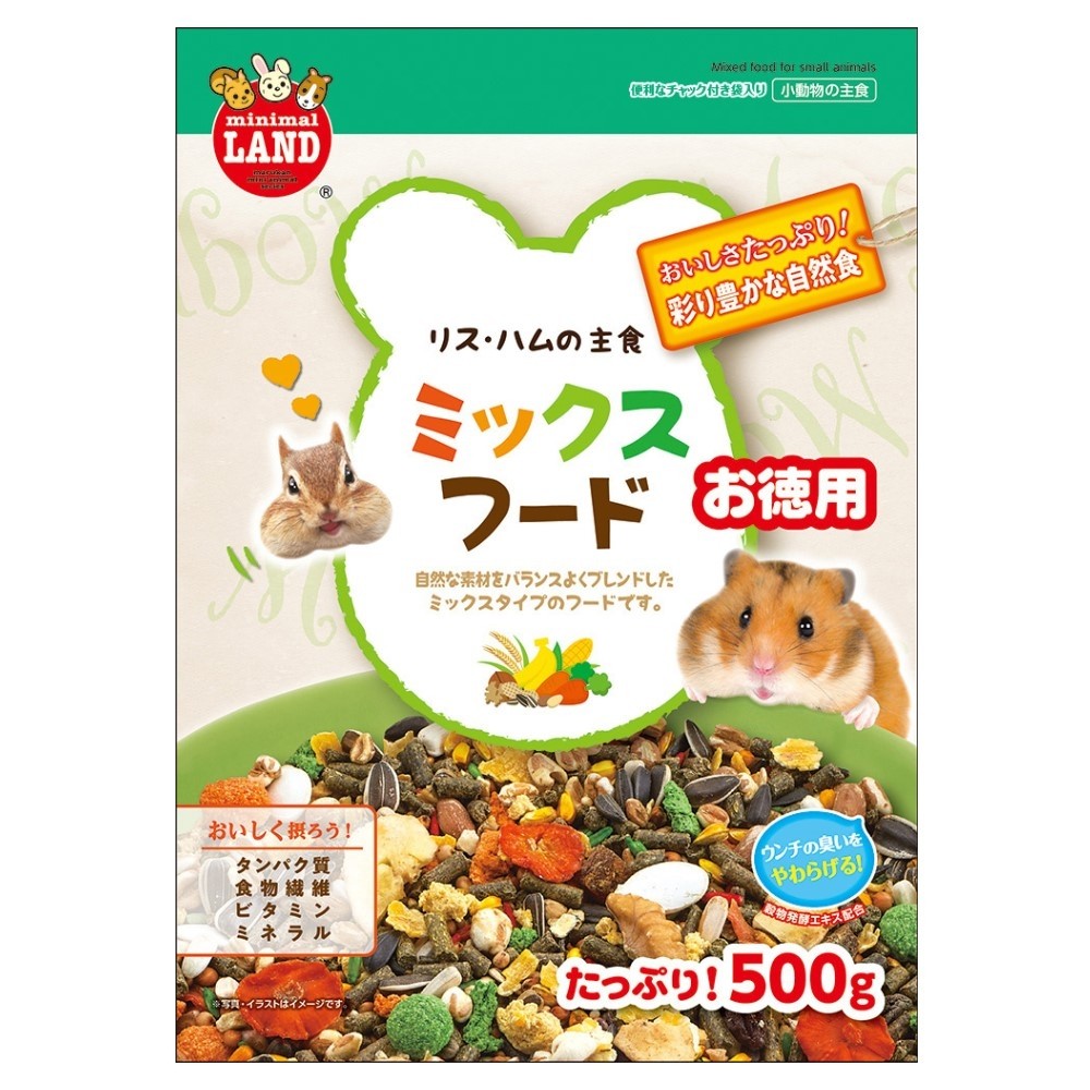 Marukan Mixed Food with Fruits for Small Animals 500g (MR544)