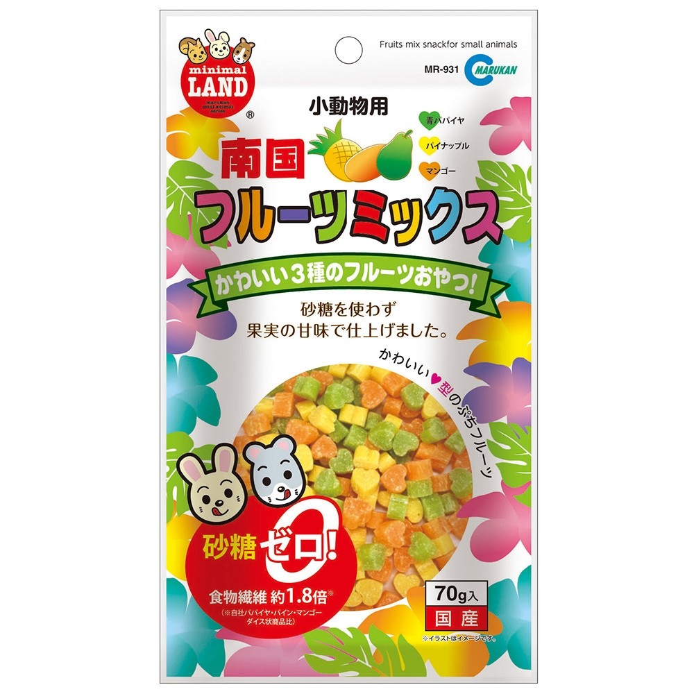 Marukan Fruit Mix Snack for Small Animals 70g (MR931)