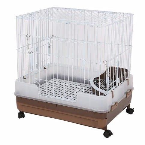 Marukan Easy Clean Brown Cage for Rabbit H60B (MR996)