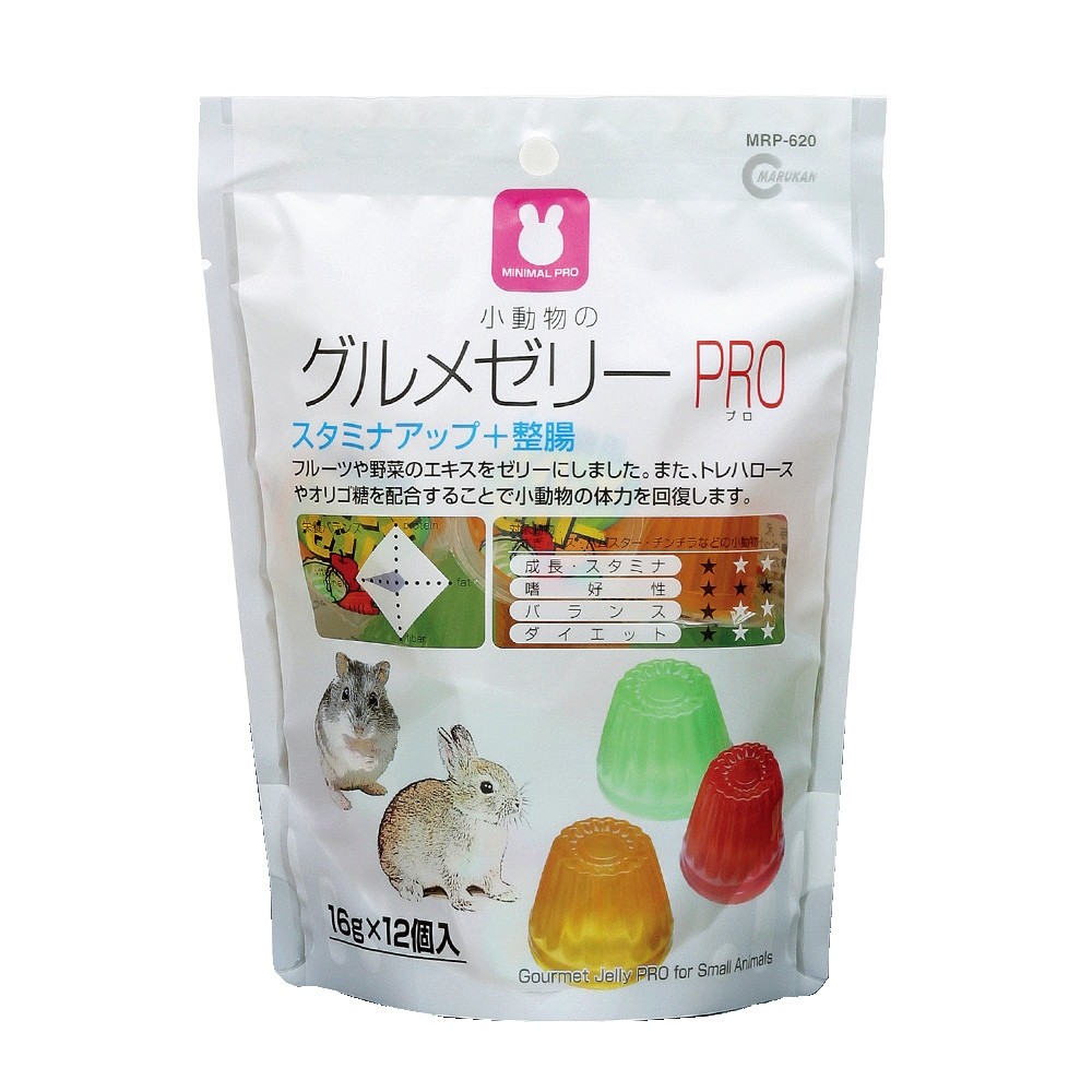 Marukan Pro Gourmet Jelly for Small Animals 16g x12 (MRP620)
