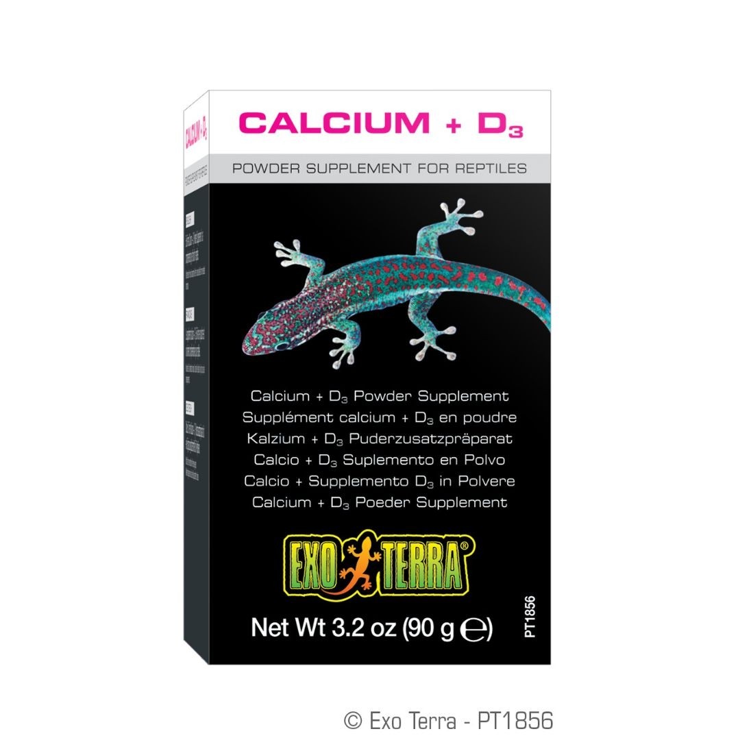 Exo Terra Calcium + D3 Powder Supplement 90g (PT1856)