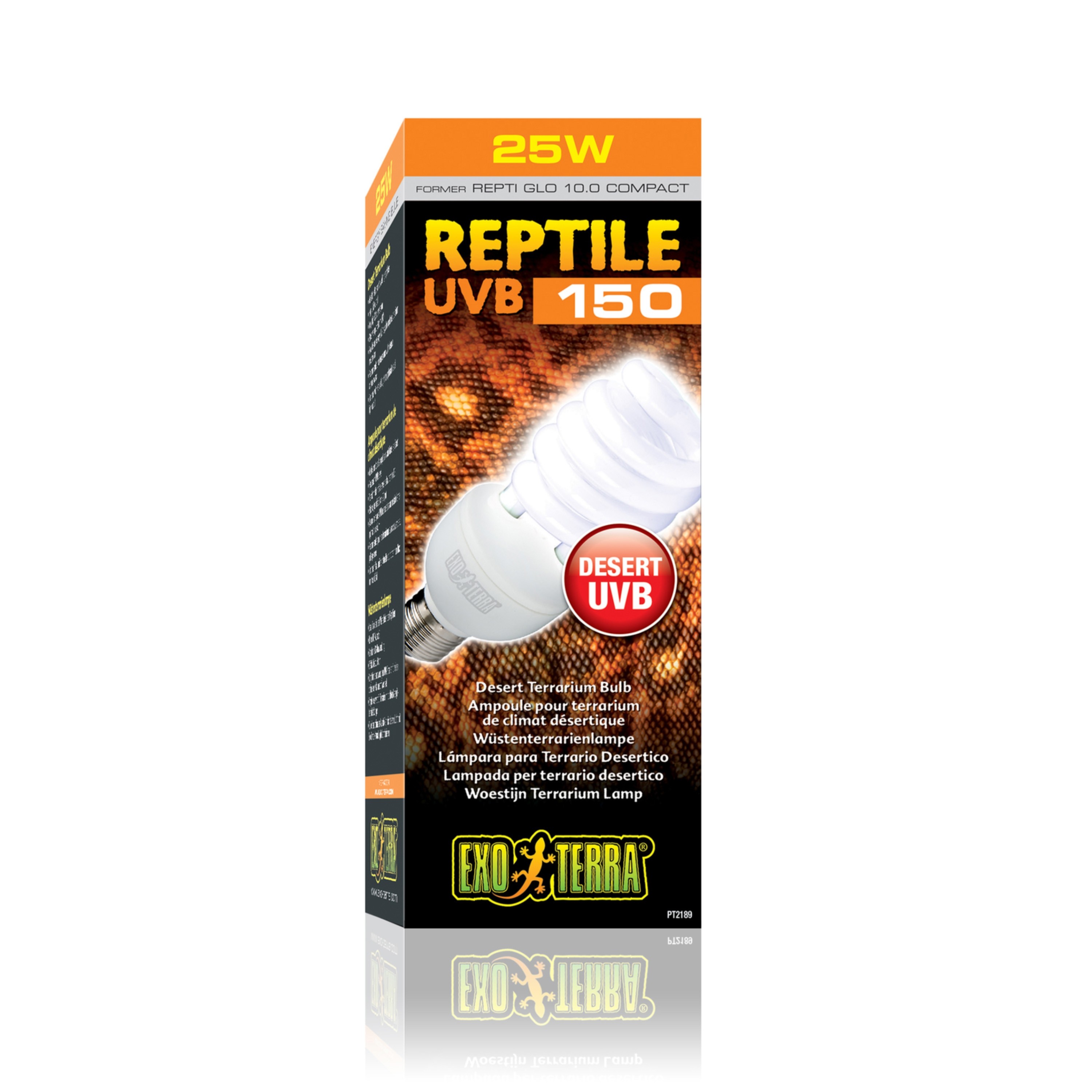 Exo Terra Reptile UVB 150 Desert Terrarium Bulb 25W (PT2189)