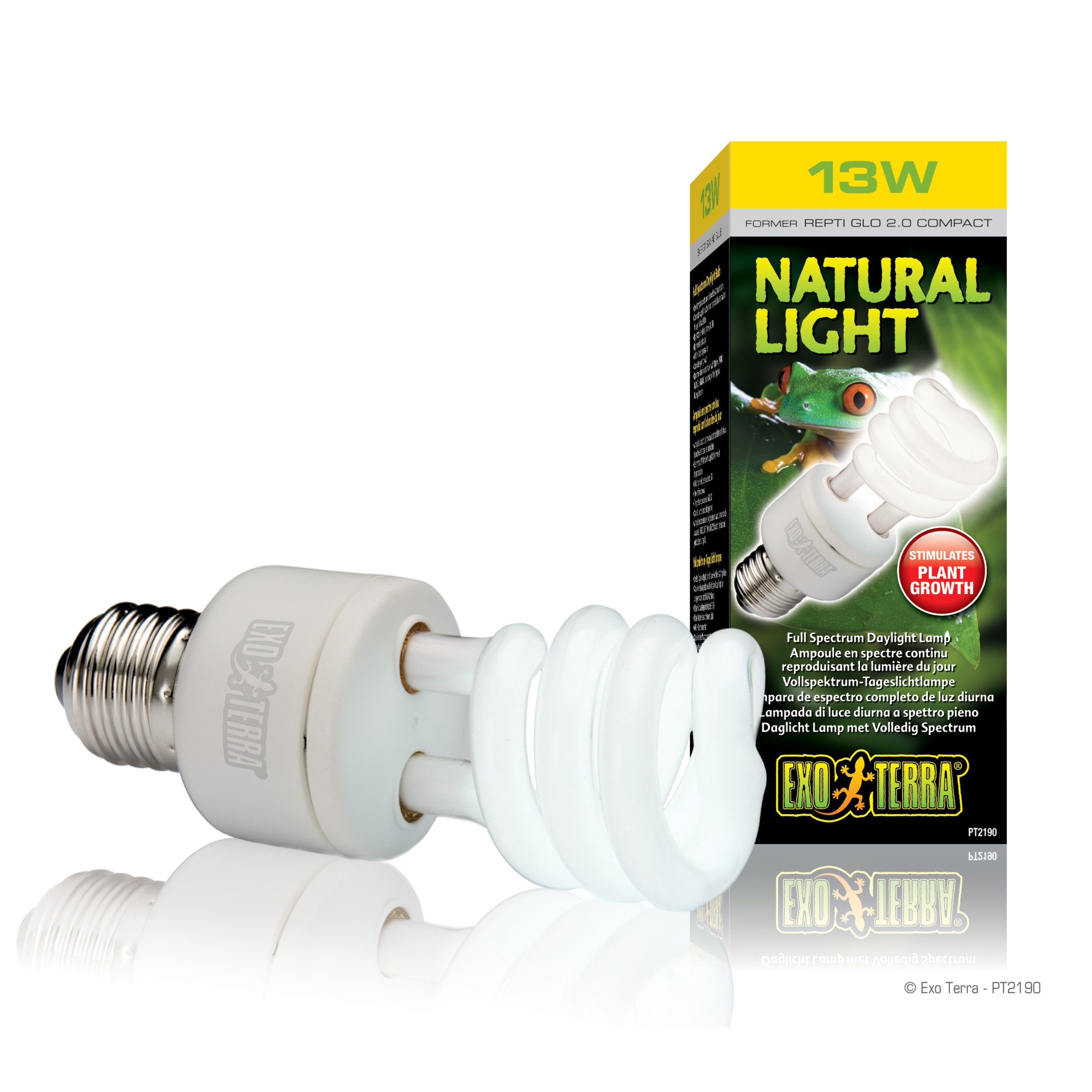 Exo Terra Natural Light Full Spectrum Daylight Bulb 13w (PT2190)