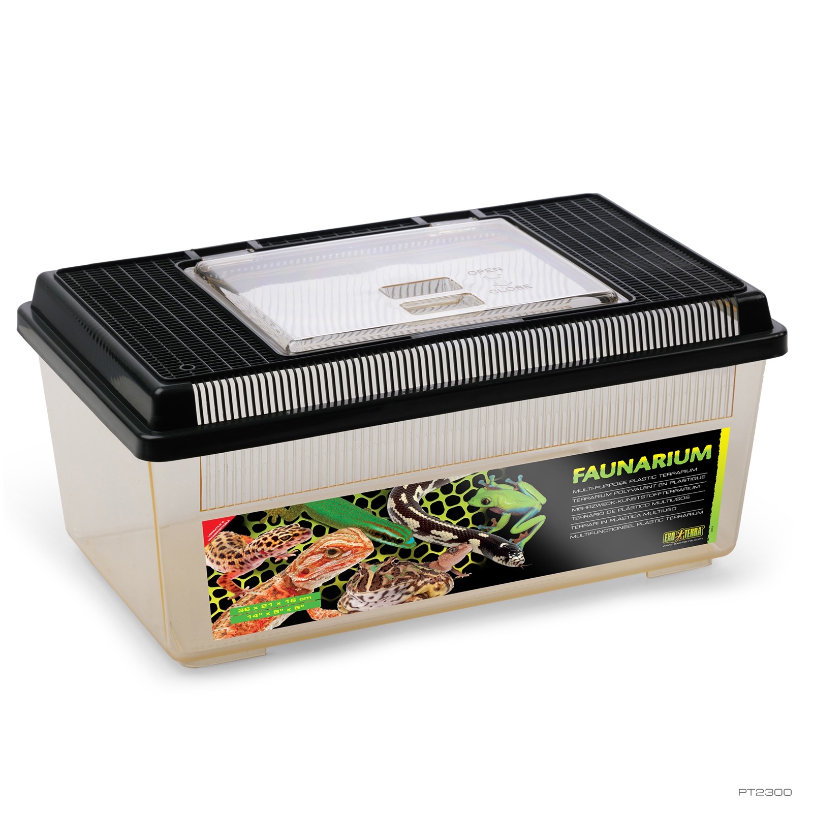 Exo Terra Faunarium Plastic Terrarium, Small (PT2300)