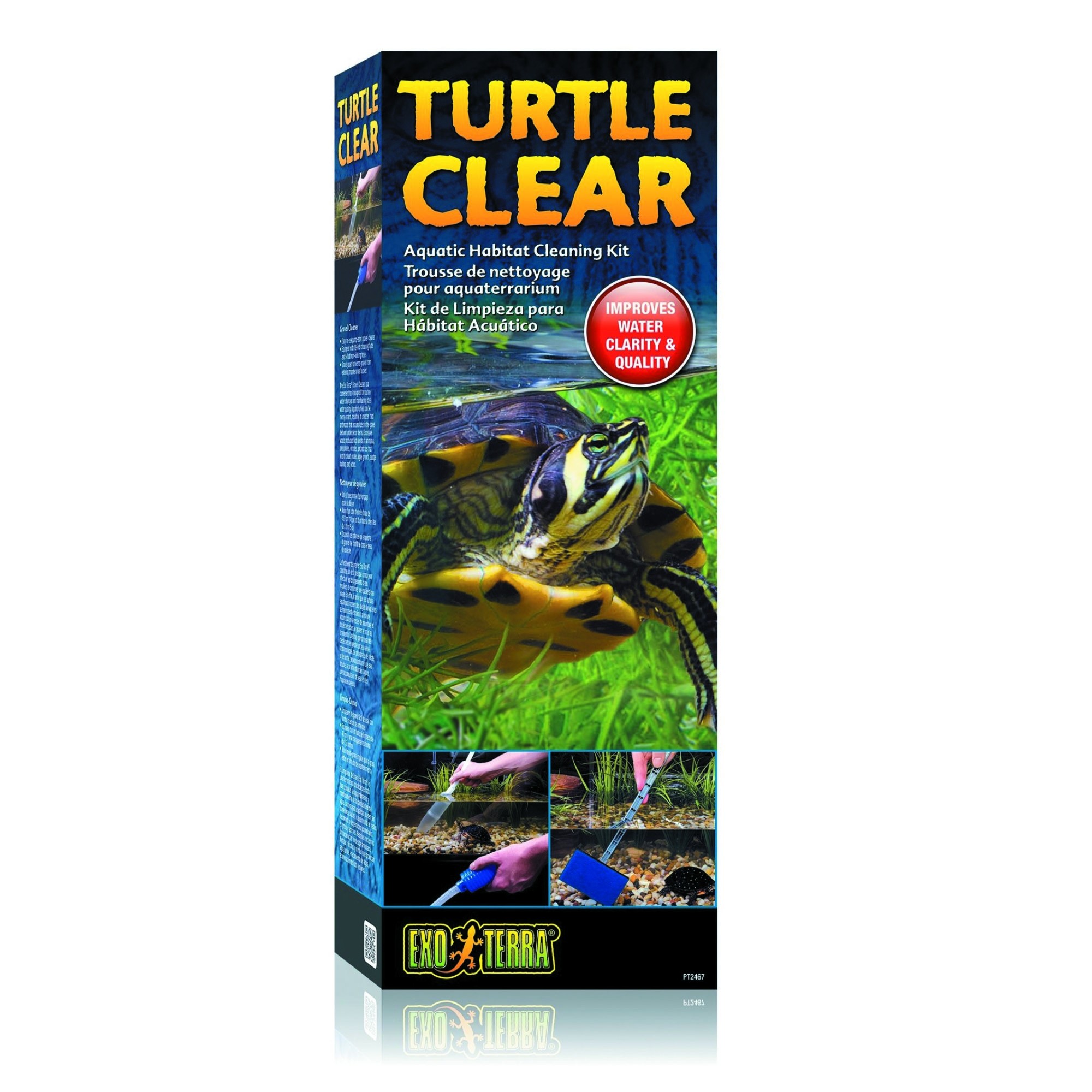 Exo Terra Turtle Clear Aquatic Habitat Cleaning Kit (PT2467)