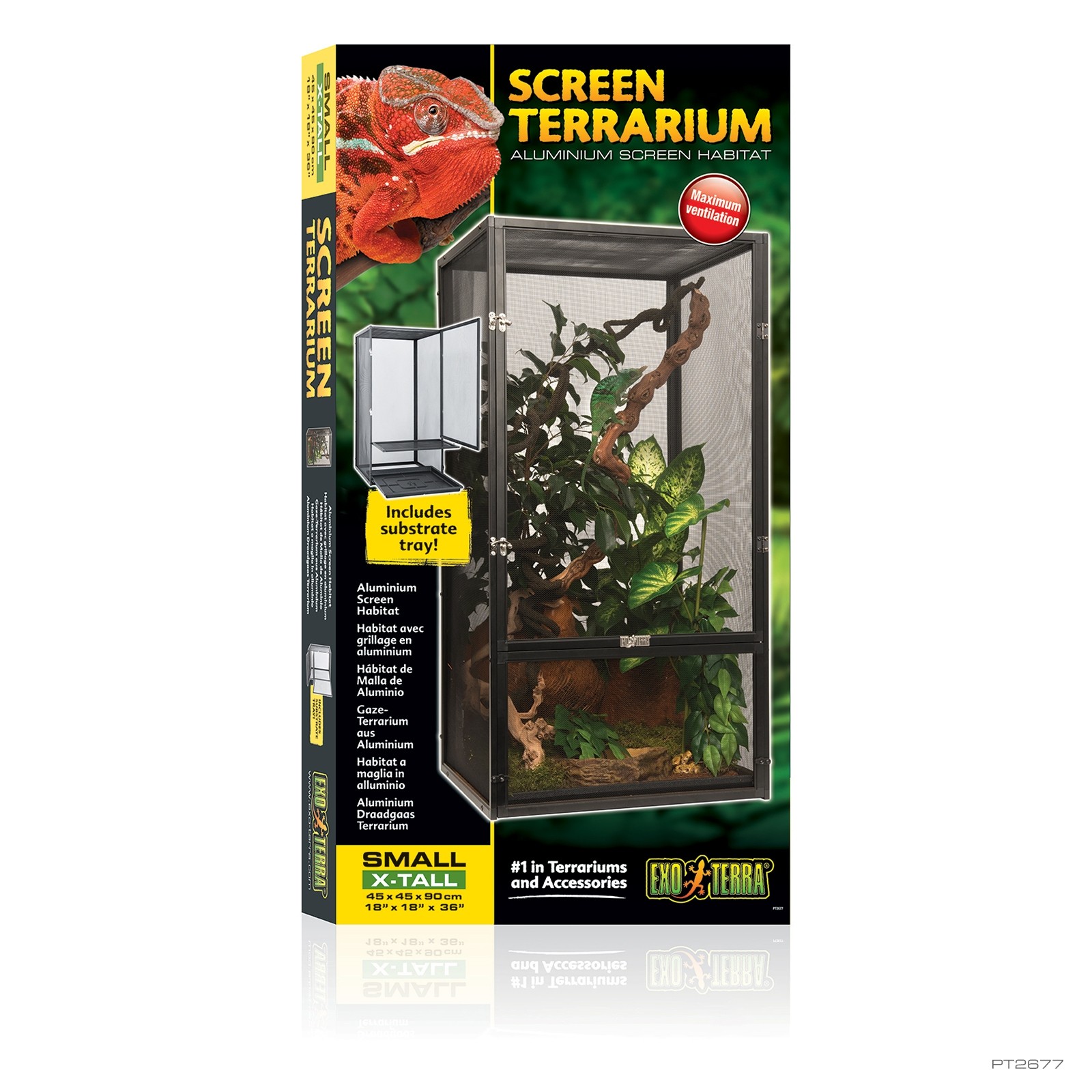 Exo Terra Screen Terrarium Small X-Tall (PT2677)