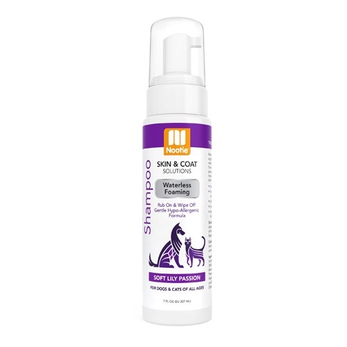 Nootie Waterless Hypoallergenic Foaming Shampoo Soft Lily Passion for Dog & Cat 7oz (SWH0718)
