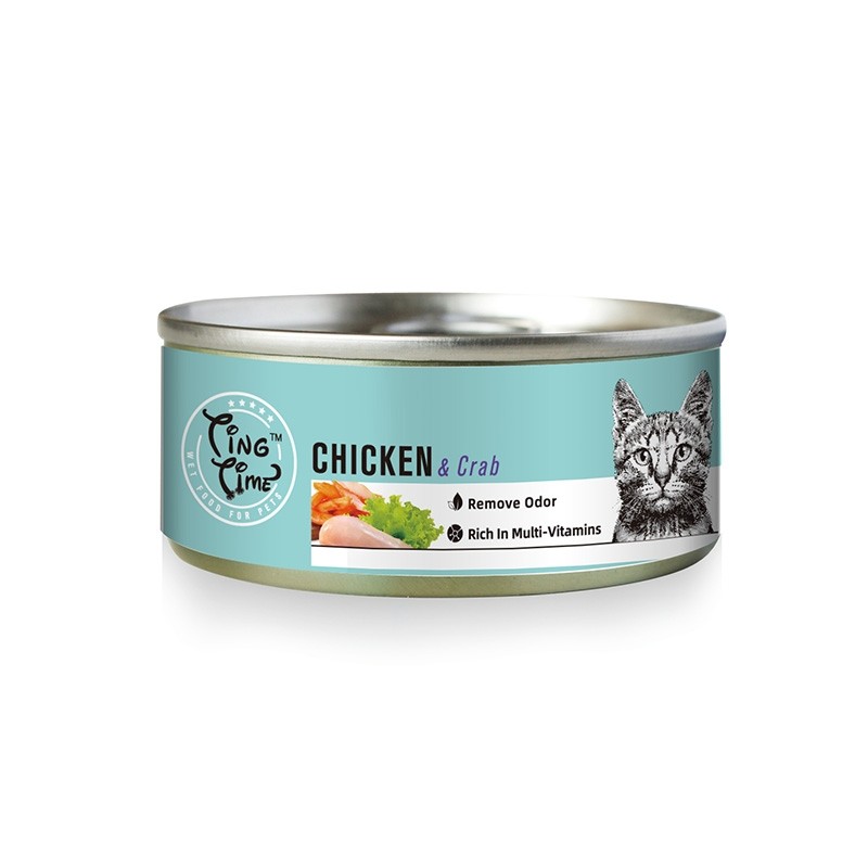 Ting Time Chicken & Crab for Cats 95g (TNC02)