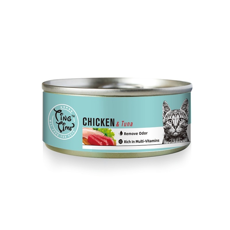 Ting Time Chicken & Tuna for Cats 95g (TNC05) NEW