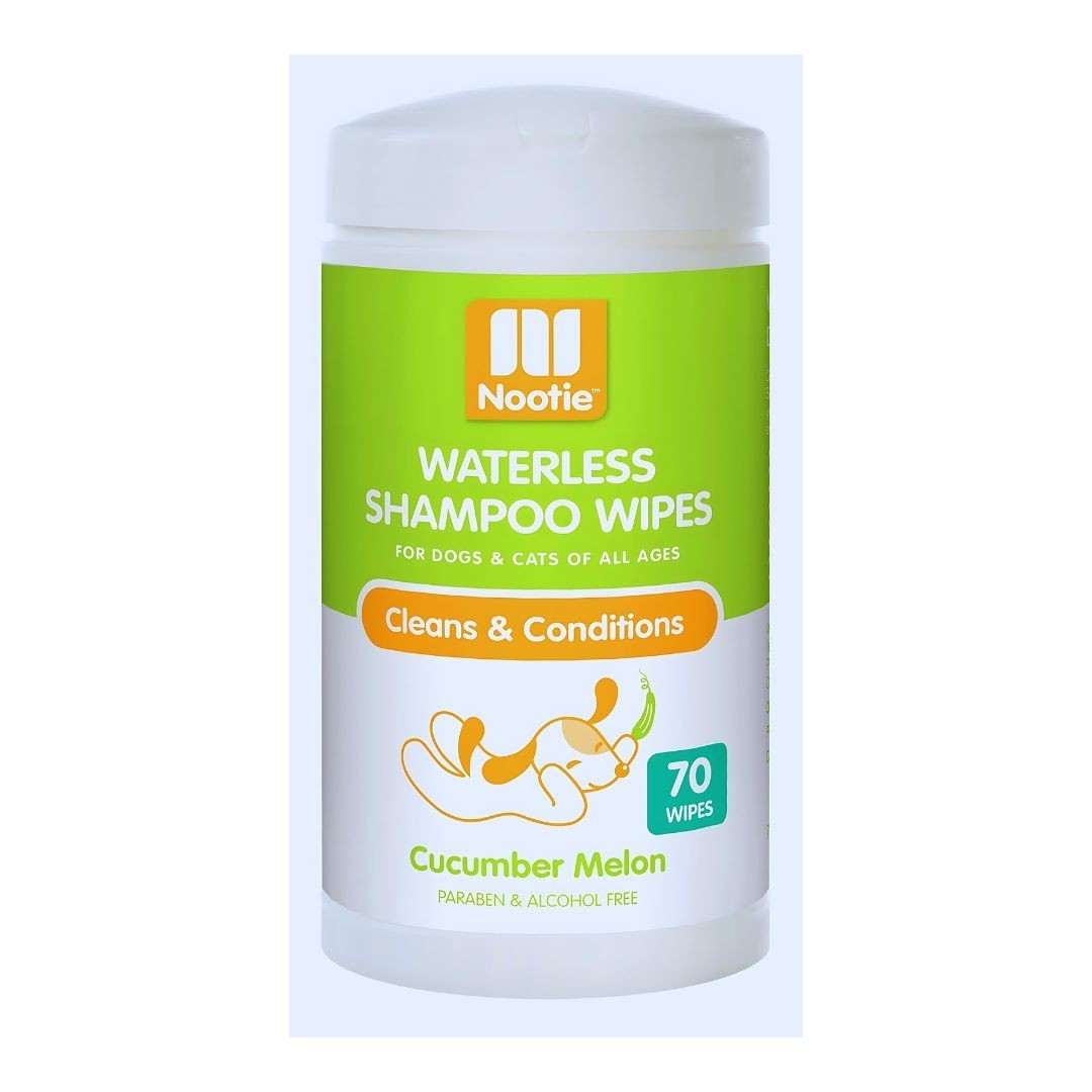  Nootie Waterless Shampoo Wipes Cucumber Melon (W7010)
